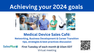 Medical Device Sales Café - virtual networking @ Zoom